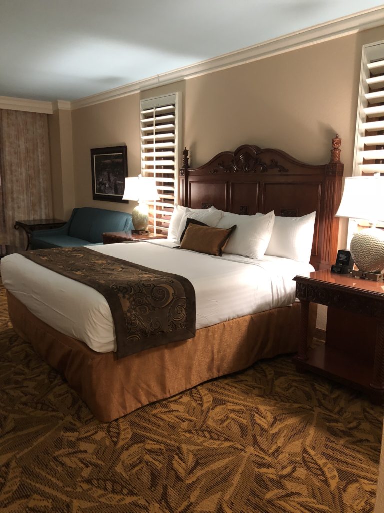 room inside Rosen Shingle Creek hotel