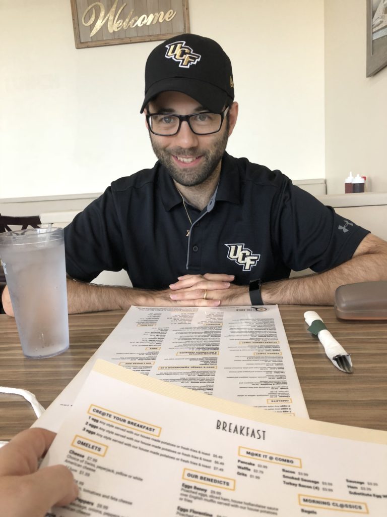 UCF hat and polo