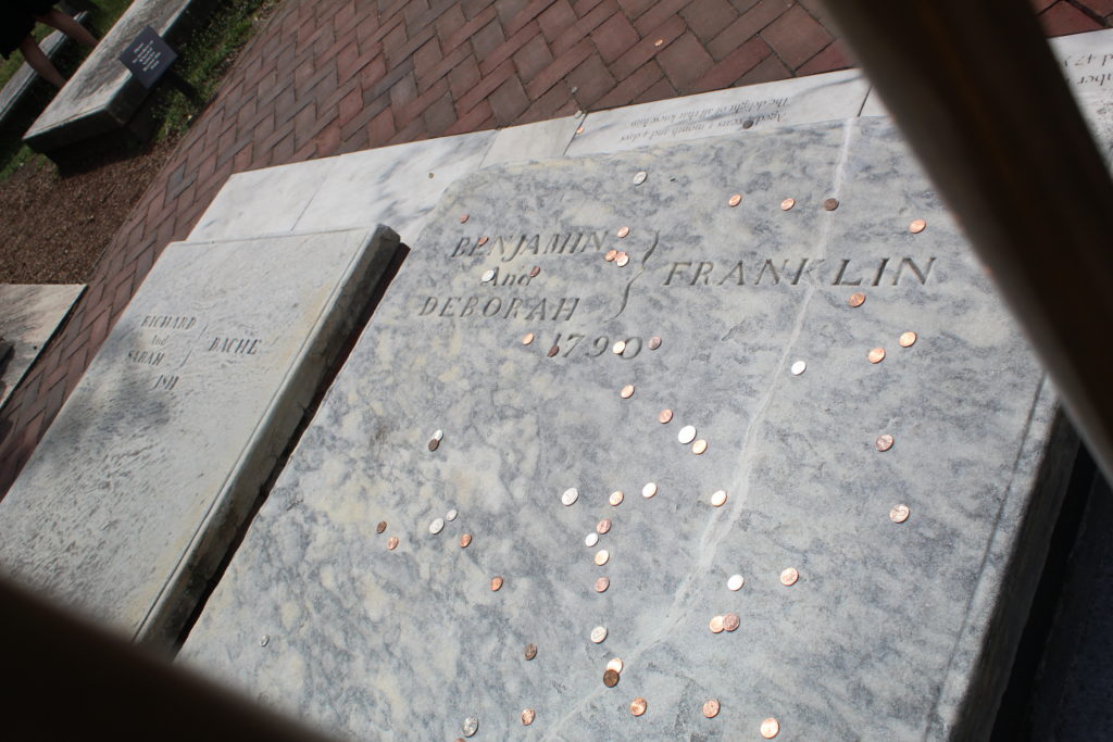 Benjamin Franklin's grave