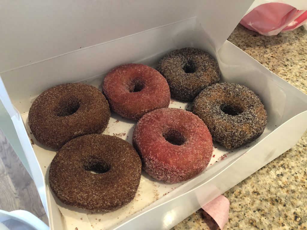 1/2 dozen hot donuts from Federal Donuts in Philadelphia