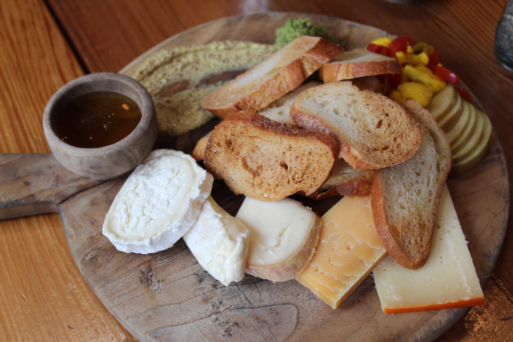 cheese plate at Terrain