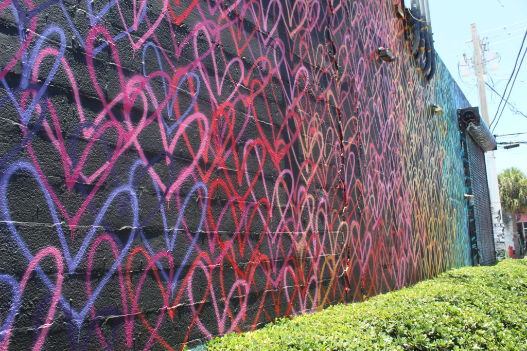 heart wall in Wynwood