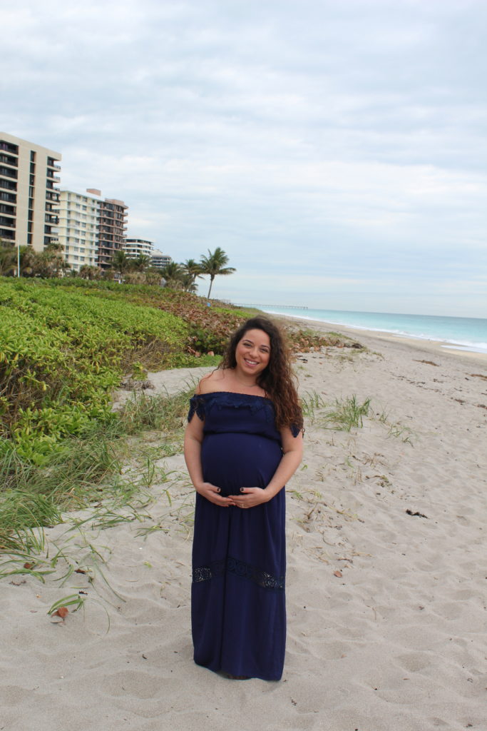 Juno Beach maternity photo idea