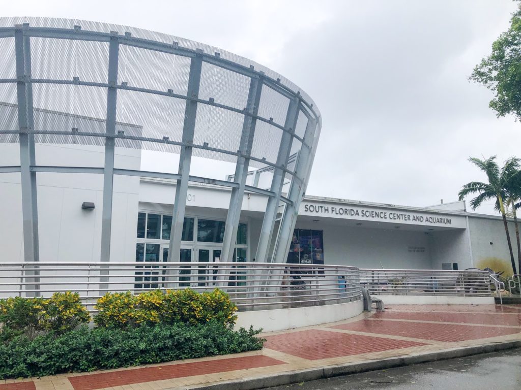 South Florida Science Center and Aquarium entrance
