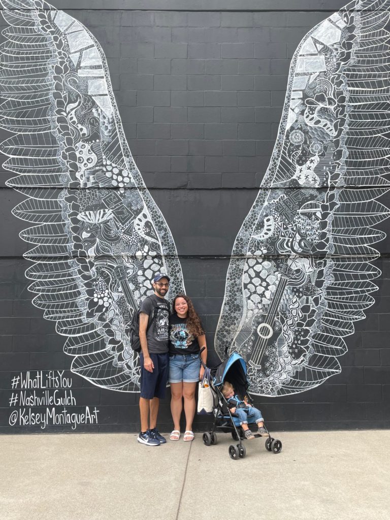 #whatliftsyou mural in the gulch in Nashville